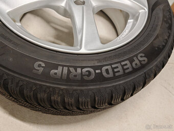 5x112 R16 6.5J ET48 + 205/60R16 Zimné - 12