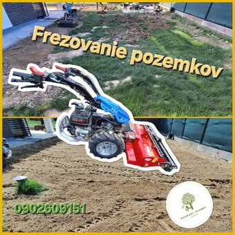 Frézovanie  a nivelizácia pozemkov - 12