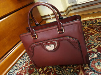 kufríková kabelka bordová cavalli class - nová - 12