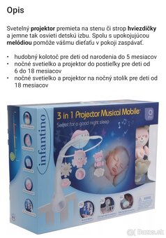 Projektor, kolotoč na postieľku - 12