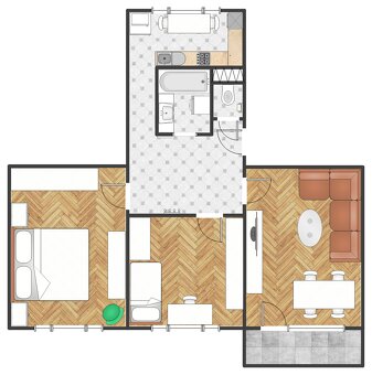 3-izbový byt, Kramáre, vrátane energií - 12