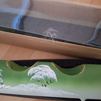 Sklenený adventný svietnik - 12