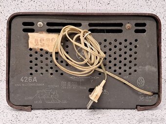 "Tenor" 》Tesla 426A 》Starožitné elektronkové radio 》bakeli - 12