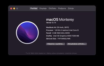 MacBook Air (13-inch, 2017) /Intel Core i5/8GB RAM/128GB SSD - 12