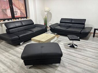 Prodám luxusní koženou sedací soupravu NIERI - 12