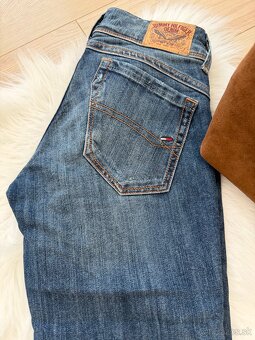 Dámske modré jeans Tommy Hilfiger - 12
