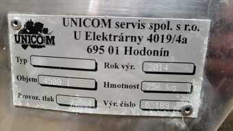 Nerezová nádrž s duplikátorom 4.500 L - 12