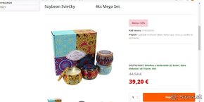 maroko sojove sviecky 100%natural Bio - 45% - 12