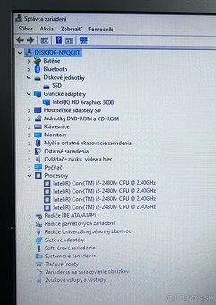 HP ProBook 4530s / i5 2430M / 8GB RAM / 120 GB SSD / 15.6" - 12