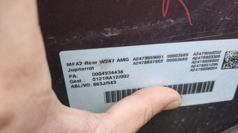 Mercedes B -class W247 2018 - zadny naraznik vo verzii AMG - 12