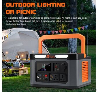 Generátor energie - špičková hodnota 1 500W, 1598,4Wh - 12