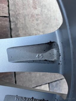 Orig. hliníkové disky Nissan R17, 5x114,3 - 12