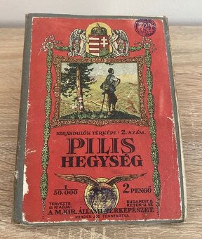 6 starých maďarských kníh a stará maďarská mapa - 12