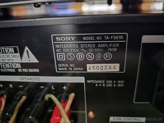 Sony TA-F561R,TC-K510,CDP-715,ST-S311 hifi zostava - 12