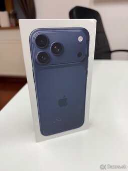 Iphone 17 pro max 256gb Deep Blue polnočný modrý nerozbalený - 12