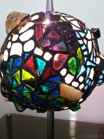 stolní lampa MATRIX - vitráž - 12