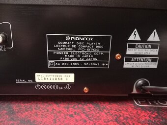 Pioneer PD-8700 - 12