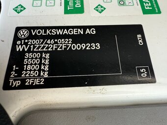 Volkswagen Crafter Doka 2015 2.0TDI 7miest odpočet DPH - 12