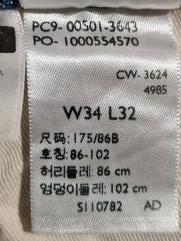 Pánské džíny Levi's 501 W34/L32=45/107cm p281 - 12