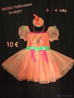Detské Halloween kostýmy od  2 rokov - 12