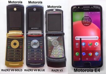 Motorola RAZR V3i STEELGRAY + RAZR2 V8 RAZR V3 E4 Dotyková - 12