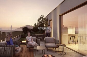 Moderný 4 izbový penthouse s veľkou terasou a výhľadom na hr - 12