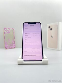 iPhone 13 MINI PINK 128GB NOVÁ BATÉRIA 100% - 12