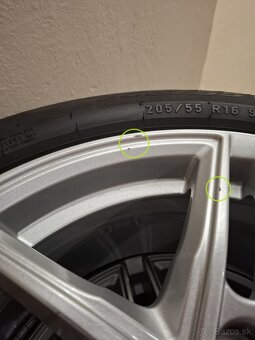 ALU disky Borbet XR Brilliant Silver+letné pneu 205/55 R16 - 12