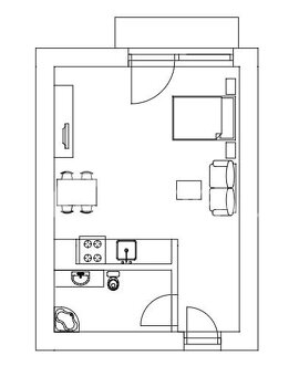 PREDAJ:1i apartmán s balk.;42 m2;Hrebienok Resort II+park.mi - 12