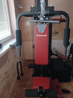 Predám posilňovaciu vežu, činky, bench lavicu a závažia. - 12