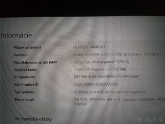 15,6" Lenovo ThinkPad L570 Full HD, IPS, i5 7300 - 12