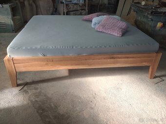 Dubová posteľ bez čela Vilma - 12