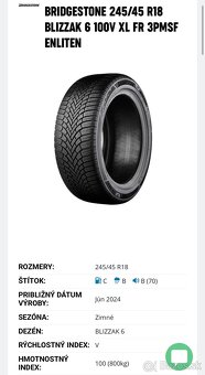 PREDAM SADU KOLIES 5×112 R18 PNEU 245/45 R18 Audi Allroad - 12