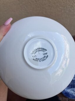 Modrý anglický porcelán - 12