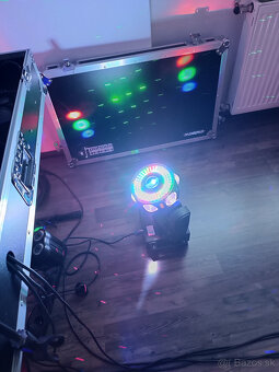 Rotačná RGBW Laser Strobo hlava - 12