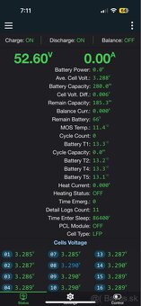 Lifepo4 14kWh 51,2V 280Ah EVE Grade A+ JK BMS - 12
