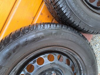 Plechové disky 5x112 R15 57,1 + zimné pneu Semperit 2015 - 12