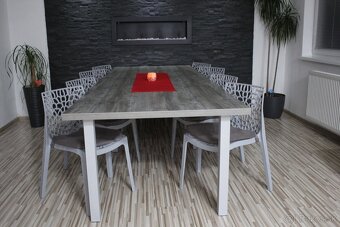 Nový jedálenský stôl pre 8-10 ľudí 300cm x 110cm - 12