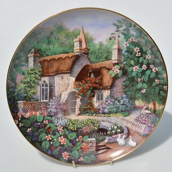 rezerve Lilliput Lane - 6 porcelánových tanierov z 1 série - 12