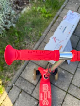 Kolobežka Mini Micro Deluxe červená, v 2r+ - 12