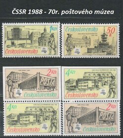 Poštové známky, filatelia: ČSSR, slávne série C - 12
