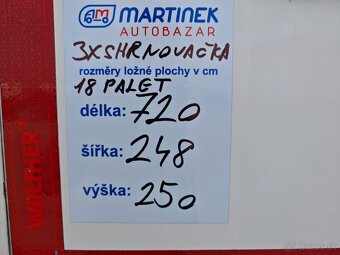 MAN TGL 12.220, 18 PAL., KLIMA, ČELO, 3 x shrnovačka - 12