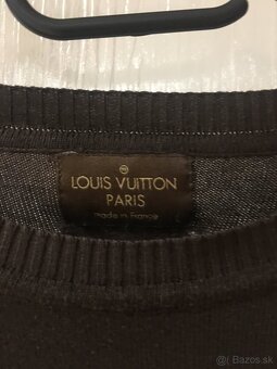 LOUIS VUITTON originál čokoládový damsky svetrik L - 12