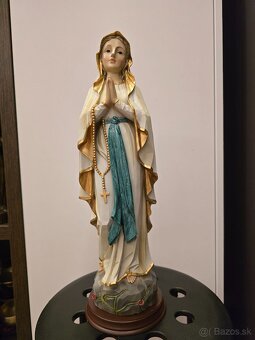 Madona drevena socha polychromaticka uprava - 12
