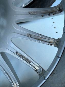 PREDÁM sadu 17" AL disky Mercedes-Benz +zimné pneu MICHELIN - 12