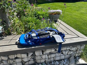 Turisticky nosic Osprey Poco LT – top stav + rain cover - 12