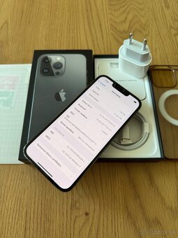 iPhone 13 Pro 128 gb Graphite - komplet príslušenstvo,zaruka - 12