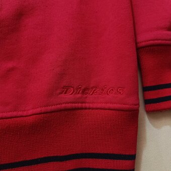Dickies červená mikina s kapucňou s potlačou L - 12
