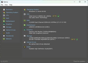 Lenovo Ideapad 3 /Core i3-1005G1/12GB RAM/FHD/SSD+HDD - 12