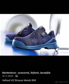 Veľkosť 42, MIX pracovná-bezpečnostná obuv - 12